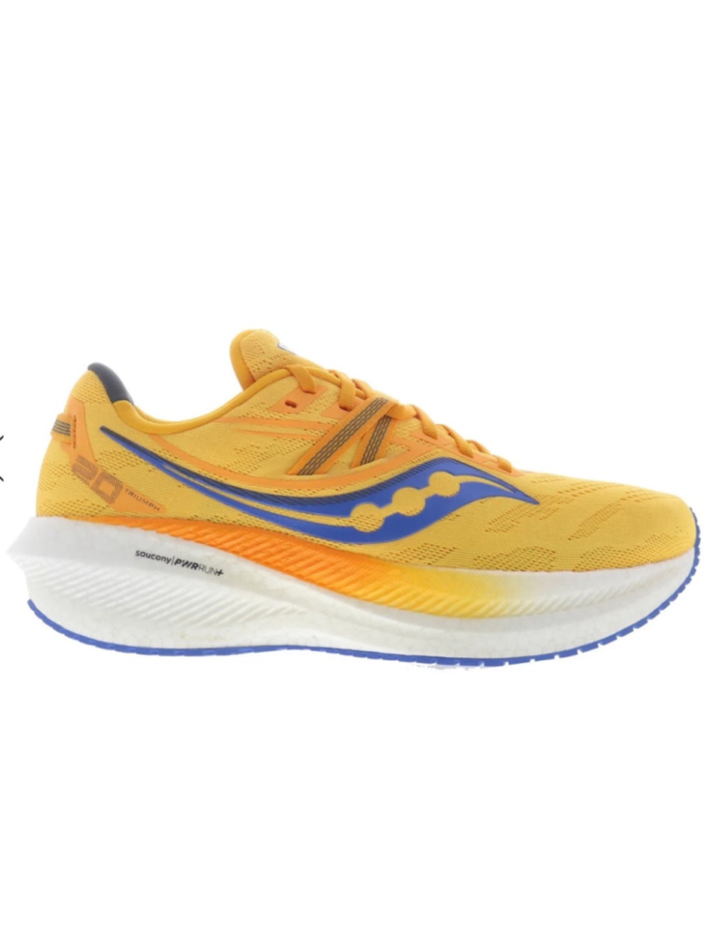 Saucony Triumph 20 S10759-30 Women’s Gold Mesh Athletic Running Shoes Size 8